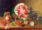 Peale, James Still Life with Watermelon oil on canvas